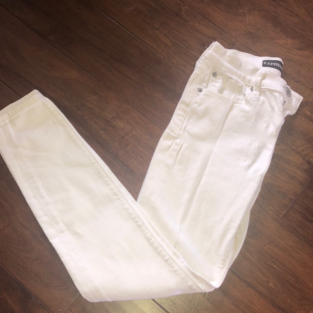Express White Jeggings